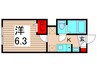 リーリオ堀切 1Kの間取り