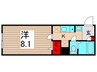 リーリオ堀切 1Kの間取り