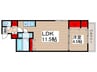 ＶＥＲＤＥ北松戸 1LDKの間取り