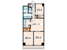 モンテベルデ横浜（７０３） 2LDK+Sの間取り