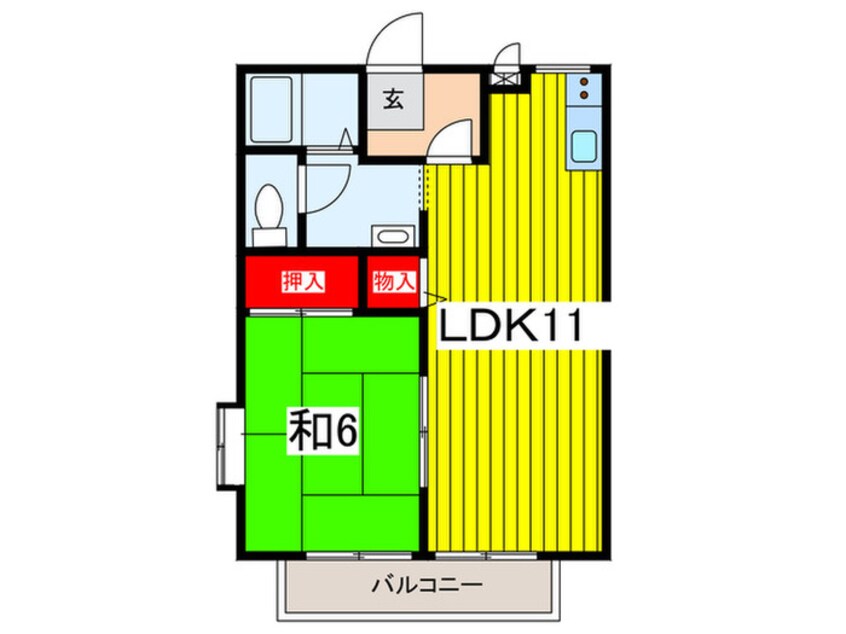 間取図 サンクレストＤ棟