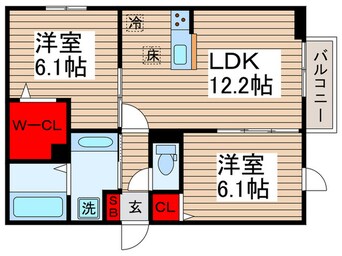 間取図 グラナーデ鹿浜