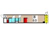 タ－トルシティ亀有 1Rの間取り
