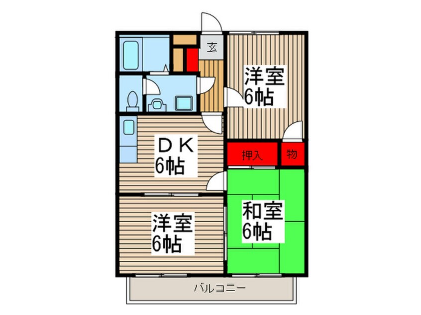 間取図 サニ－コ－ト