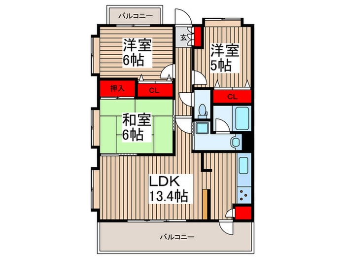 間取り図 ドゥエスパス