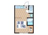小林ビル 1Rの間取り