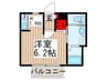 サンシティ南与野 1Kの間取り