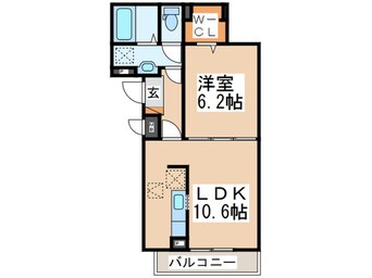 間取図 ピースフル　ガーデン
