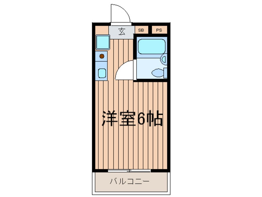 間取図 モナ－クマンション桜上水