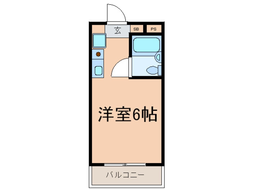 間取図 モナ－クマンション桜上水