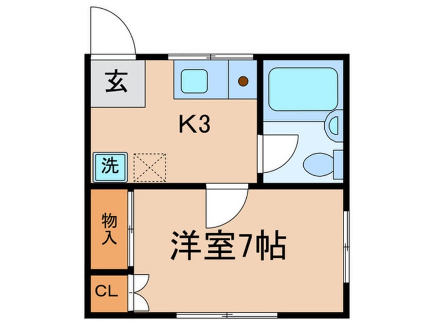 間取図 ハイツエルトゥ－ラ
