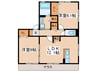 相原スクエアＢ区 2LDKの間取り