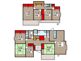 間取図 三山２丁目戸建