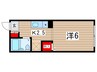 ユーコーポA 1Kの間取り
