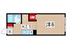 ユーコーポA 1Kの間取り