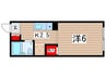 ユーコーポA 1Kの間取り