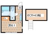 横濱倶楽部ハウスWest 1Rの間取り