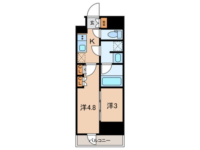 間取図 ACPレジデンス西巣鴨