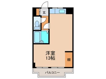 間取図 ドミール錦東棟