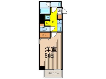 間取図 ｱｰﾊﾞﾈｯｸｽ清澄白河Ⅱ(WEST棟)