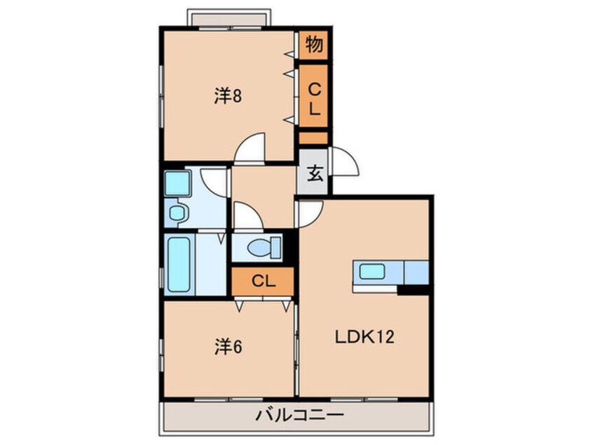 間取図 ブル－ム日吉