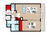 アンベリール亀戸パーク（901） 1LDKの間取り