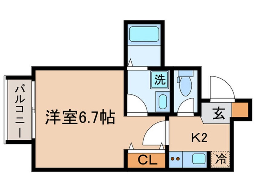 間取図 スタイリオ下丸子