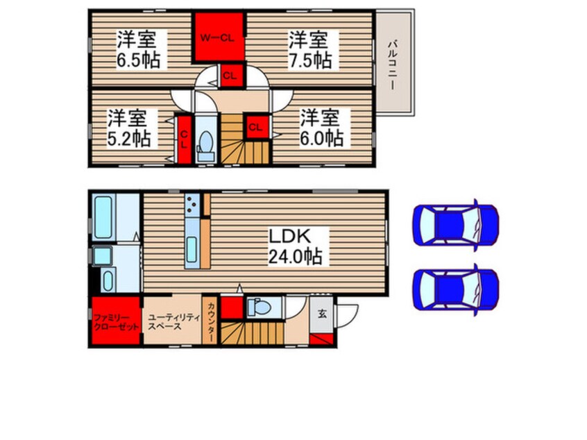 間取図 KIS川越市小室1期