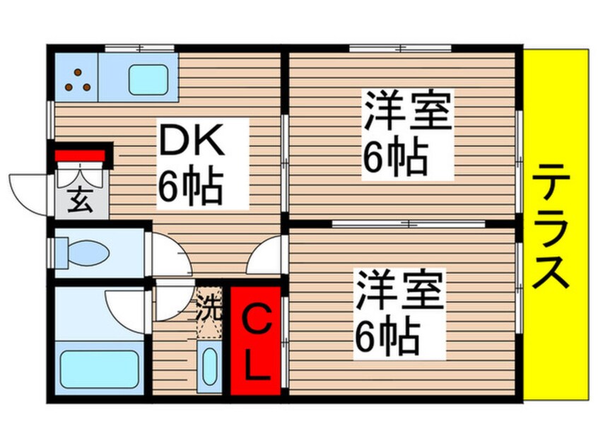 間取図 ライフヒルズ５