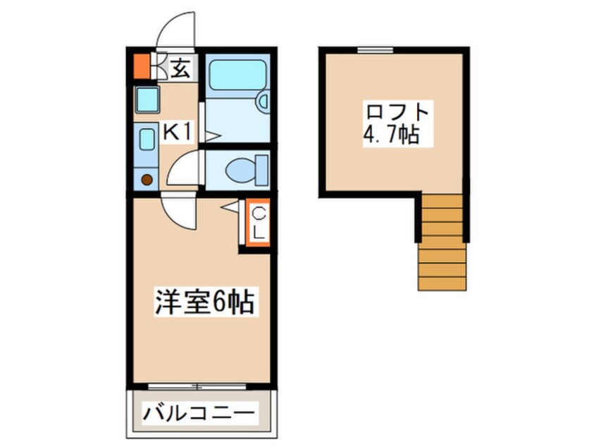 間取図 ロフティ向ヶ丘遊園