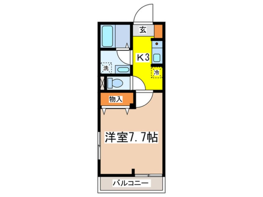 間取図 エミネンス多摩川