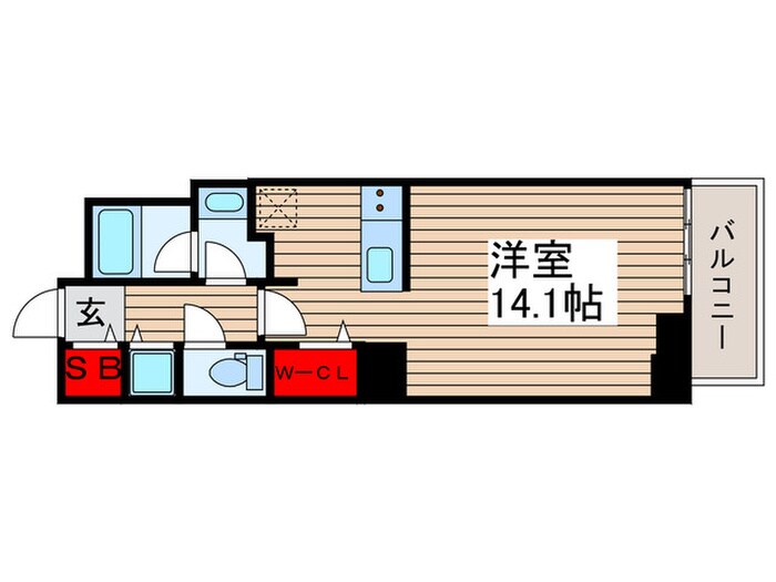 間取り図 ﾛｲﾔﾙﾊﾟｰｸｽﾀﾜｰ南千住