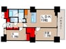 ﾛｲﾔﾙﾊﾟｰｸｽﾀﾜｰ南千住 1LDK+Sの間取り