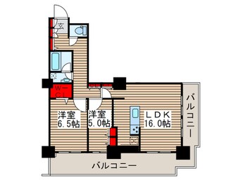 間取図 ﾛｲﾔﾙﾊﾟｰｸｽﾀﾜｰ南千住