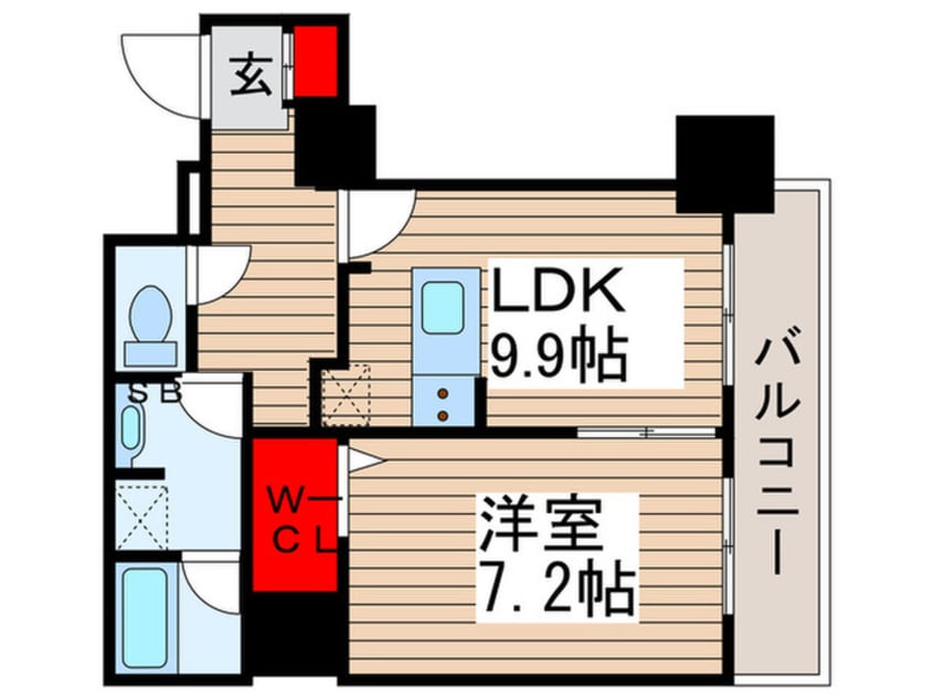 間取図 ﾛｲﾔﾙﾊﾟｰｸｽﾀﾜｰ南千住
