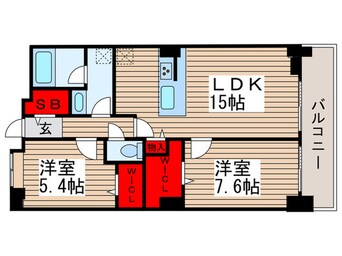 間取図 ﾛｲﾔﾙﾊﾟｰｸｽﾀﾜｰ南千住