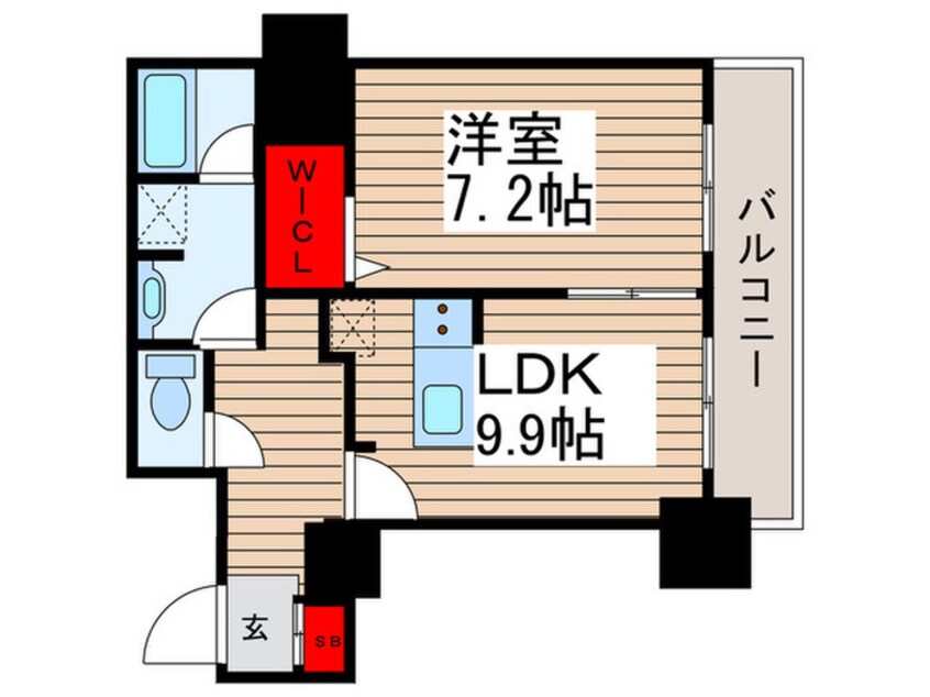 間取図 ﾛｲﾔﾙﾊﾟｰｸｽﾀﾜｰ南千住