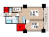 ﾛｲﾔﾙﾊﾟｰｸｽﾀﾜｰ南千住 1LDK+Sの間取り