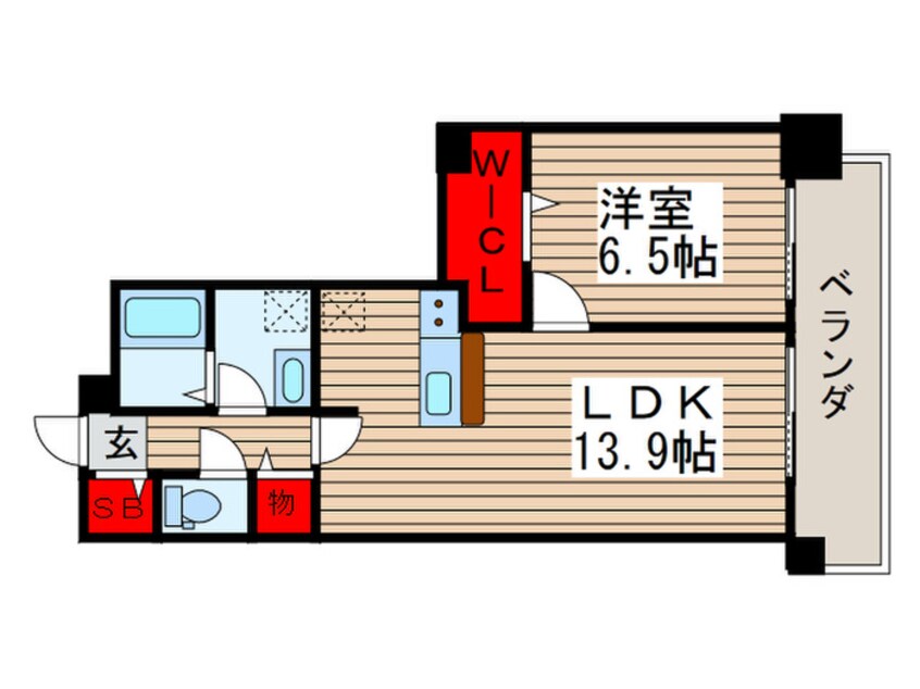 間取図 ﾛｲﾔﾙﾊﾟｰｸｽﾀﾜｰ南千住