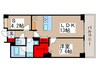 ﾛｲﾔﾙﾊﾟｰｸｽﾀﾜｰ南千住 1LDK+Sの間取り
