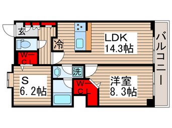 間取図 ﾛｲﾔﾙﾊﾟｰｸｽﾀﾜｰ南千住