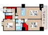 ﾛｲﾔﾙﾊﾟｰｸｽﾀﾜｰ南千住 1LDK+Sの間取り