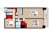 ﾛｲﾔﾙﾊﾟｰｸｽﾀﾜｰ南千住 1LDK+Sの間取り