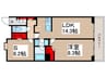 ﾛｲﾔﾙﾊﾟｰｸｽﾀﾜｰ南千住 1LDK+Sの間取り