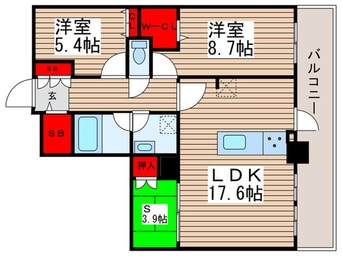 間取図 ﾛｲﾔﾙﾊﾟｰｸｽﾀﾜｰ南千住