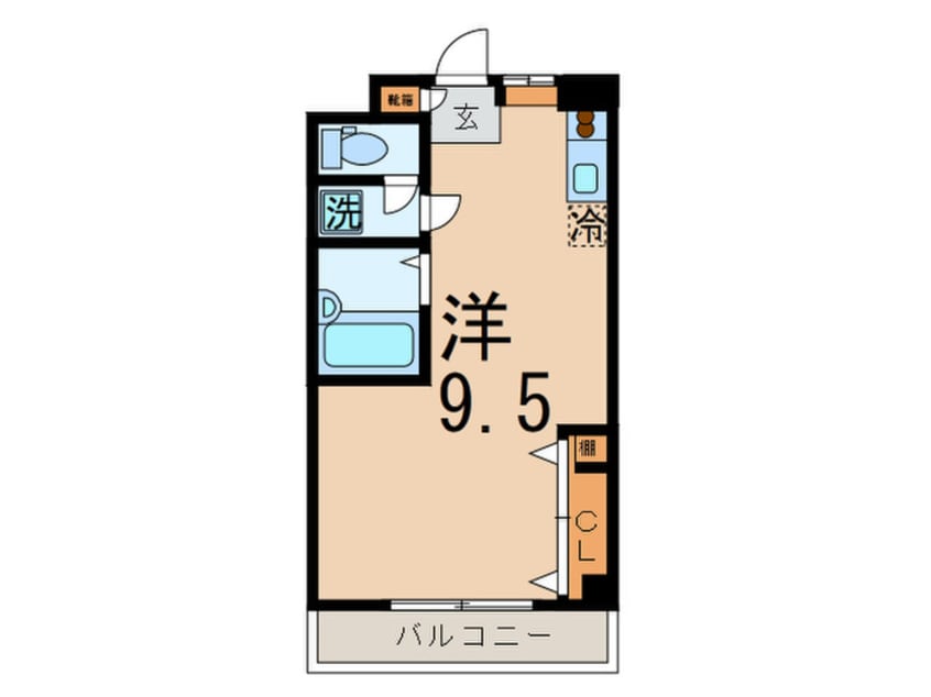 間取図 ファミネスハイツ海老沢