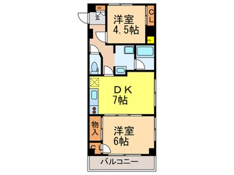 間取図 ハイツアルバ