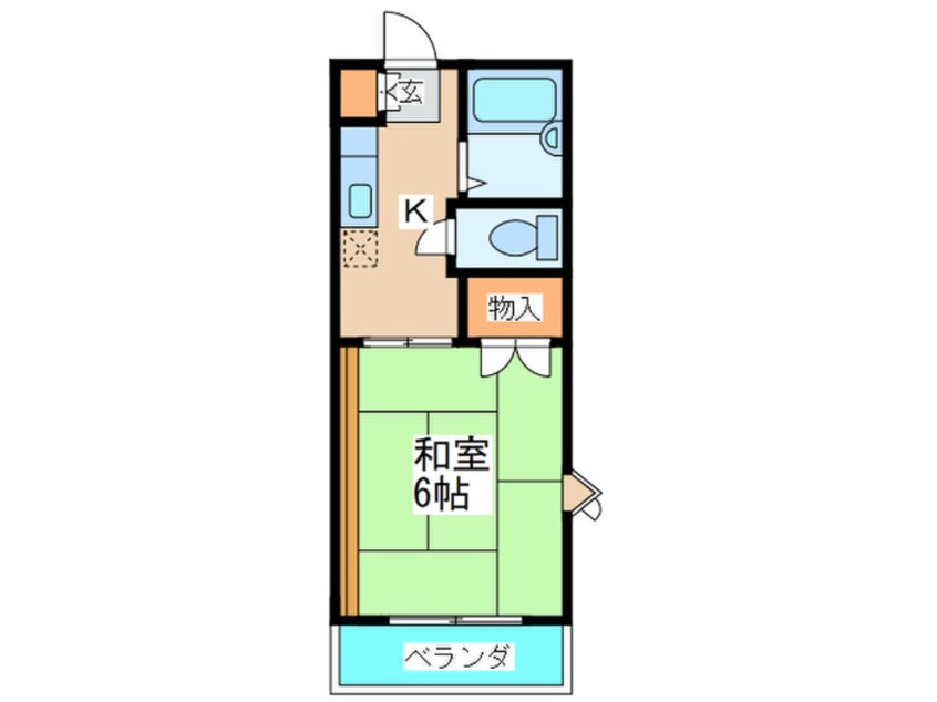 間取図 コ－ポグリ－ン