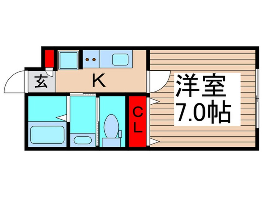 間取図 LANDS梅島