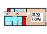 LANDS梅島 1Kの間取り